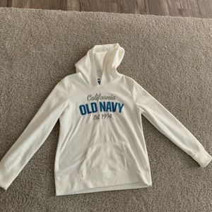 Brand New Old Navy White Hoodie
